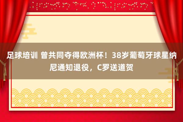 足球培训 曾共同夺得欧洲杯！38岁葡萄牙球星纳尼通知退役，C罗送道贺