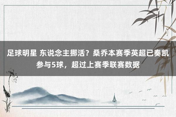 足球明星 东说念主挪活？桑乔本赛季英超已奏凯参与5球，超过上赛季联赛数据